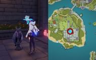 It's inside the castle near the elevator (Image via HoYoverse